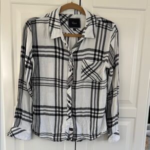 Rails Monochrome Plaid Button-Up Shirt